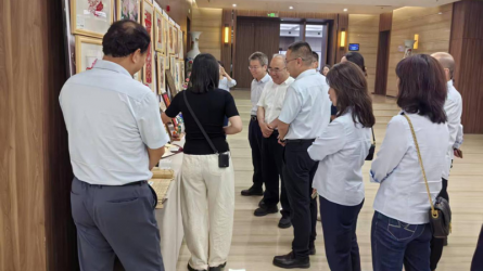 国泰海通证券股份有限公司相关营业部参观米兰网页版登录入口廉洁文化作品展